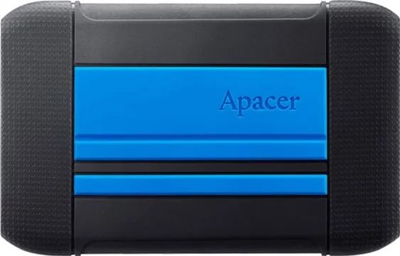 Зовнішній жорсткий диск 2.5" USB 1TB Apacer AC633 Black/Blue (AP1TBAC633U-1)