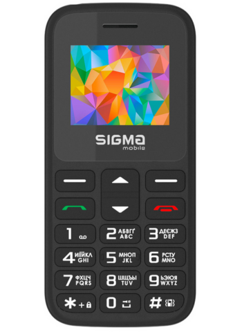 Мобільний телефон Sigma Comfort 50 Black (4827798120910)