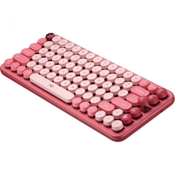 Клавіатура Logitech POP Keys Wireless Mechanical Keyboard Rose (920-010737)