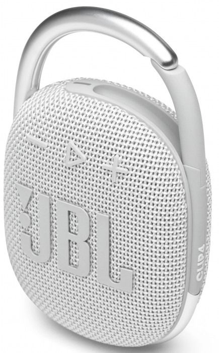 Портативна акустика JBL Clip 4 White (JBLCLIP4WHT)