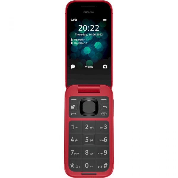 Мобільний телефон Nokia 2660 Flip Red (1GF011PPB1A03)