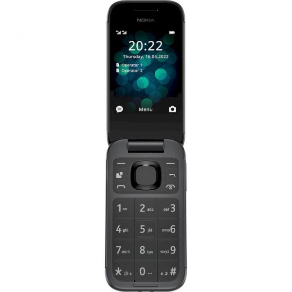 Мобільний телефон Nokia 2660 Flip Black (1GF011PPA1A01)