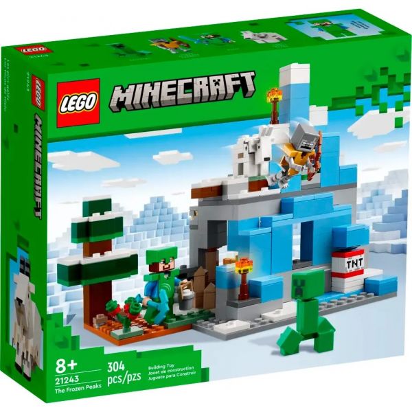 Блоковий конструктор LEGO Minecraft Замерзлі верхівки (21243)