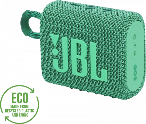 Портативна акустика JBL Go 3 Eco Green (JBLGO3ECOGRN)