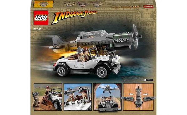 Блоковий конструктор LEGO Indiana Jones Переслідування на винищувачі (77012)