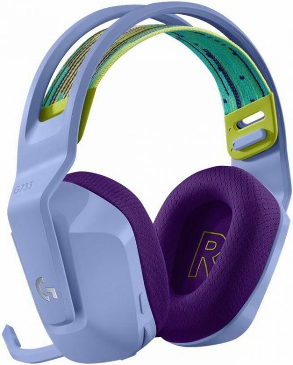 Комп'ютерна гарнітура Logitech G733 Lightspeed Wireless RGB Lilac (981-000890)