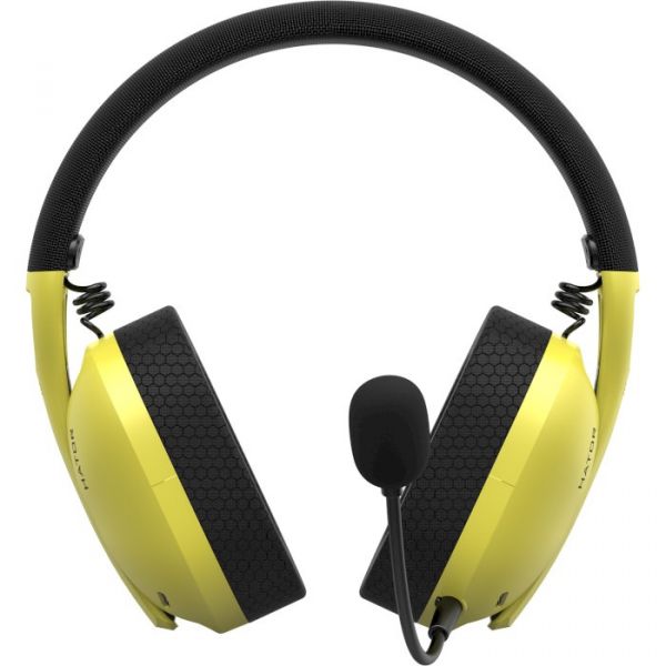 Комп'ютерна гарнітура Hator Hyperpunk 2 Wireless Tri-mode Black/Yellow (HTA-857)