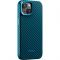 Чохол Pitaka MagEZ Case 4 Twill 1500D Black/Blue for iPhone 15 Pro Max (KI1508PM)