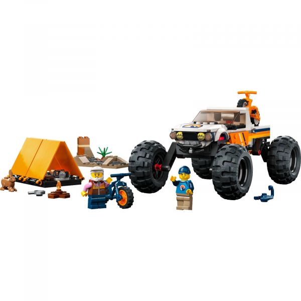 Блоковий конструктор LEGO City Пригоди на позашляховику 4x4 (60387)