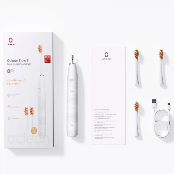 Електрична зубна щітка Oclean Flow S Sonic Electric Toothbrush White (6970810552959)