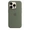 Чехол Apple Silicone Case with MagSafe iPhone 14 Pro (1:1 original) Olive