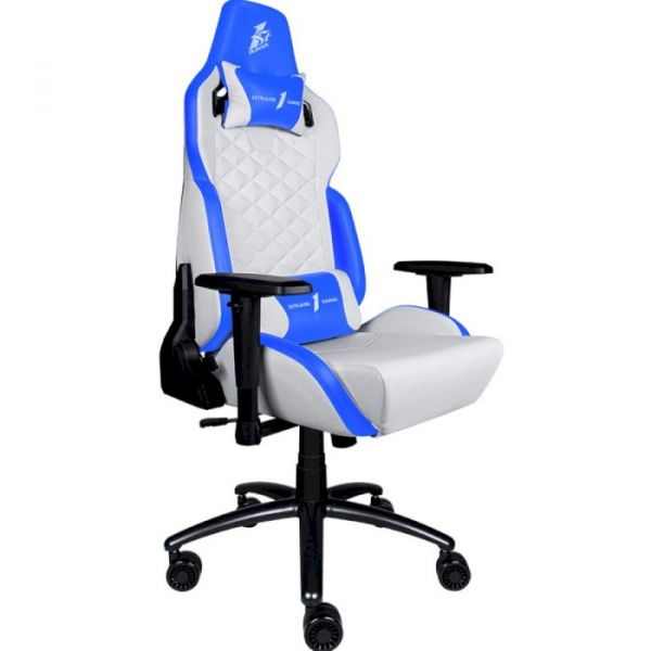 Крісло для геймерів 1stPlayer DK2 Blue-White