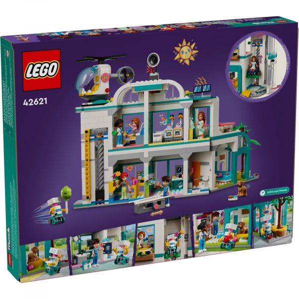 Блоковий конструктор LEGO Friends Лікарня в Хартлейк-Сіті (42621)