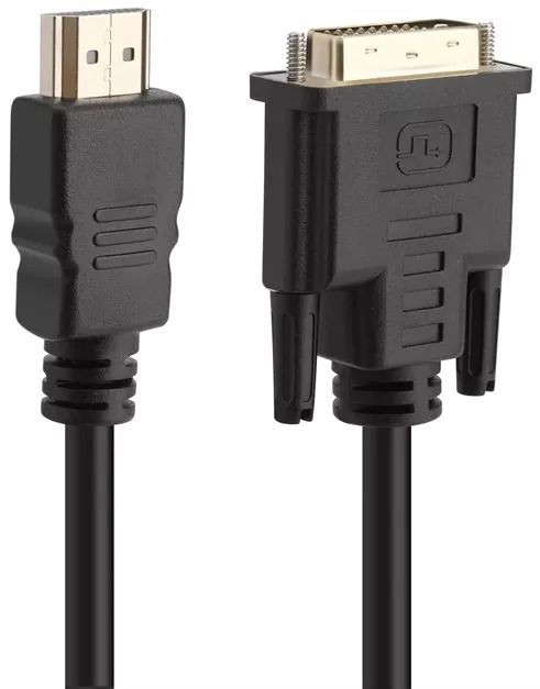 Кабель ProLogix (PR-HDMI-DVI-P-01-30-3m) Premium HDMI-DVI M/M Single Link, 18+1, V 1.3, 3 м