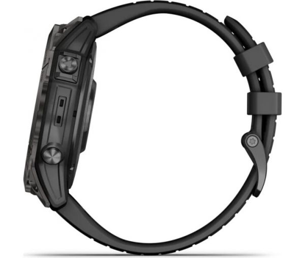 Смарт-годинник Garmin Epix Pro Gen 2 Sapphire 47mm Carbon G. DLC Tit. Black Band (010-02803-10/11)