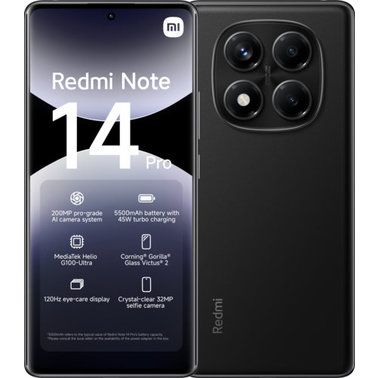 Смартфон Xiaomi Redmi Note 14 Pro 4G 8/256GB Midnight Black