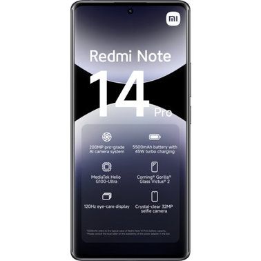 Смартфон Xiaomi Redmi Note 14 Pro 4G 8/256GB Midnight Black