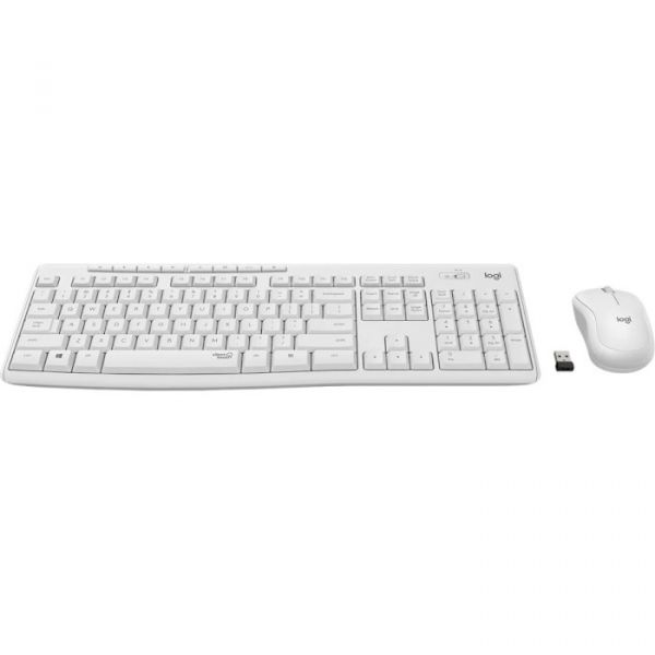 Комплект бездротовий Logitech MK295 Silent Wireless Combo White (920-009824)