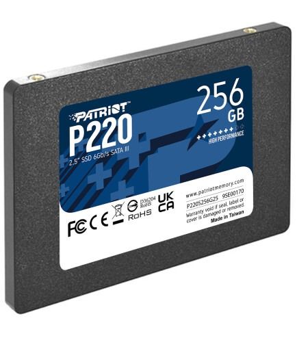 SSD накопитель PATRIOT P220 256 GB (P220S256G25)