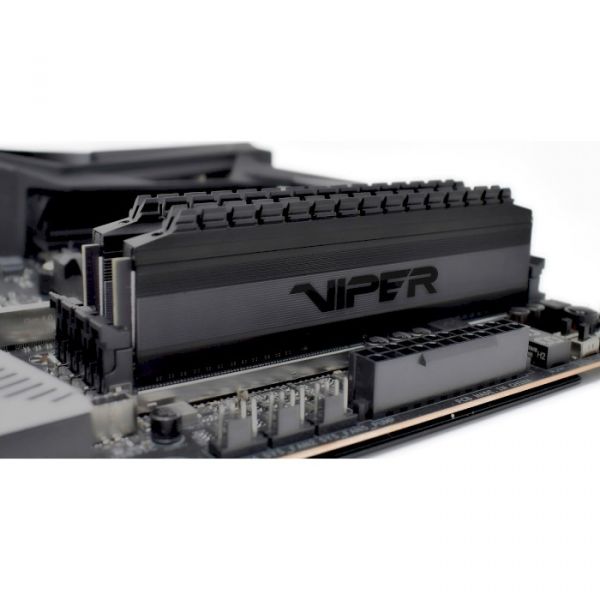 Модуль пам`яті DDR4 2x8GB/3600 Patriot Viper 4 Blackout (PVB416G360C8K)