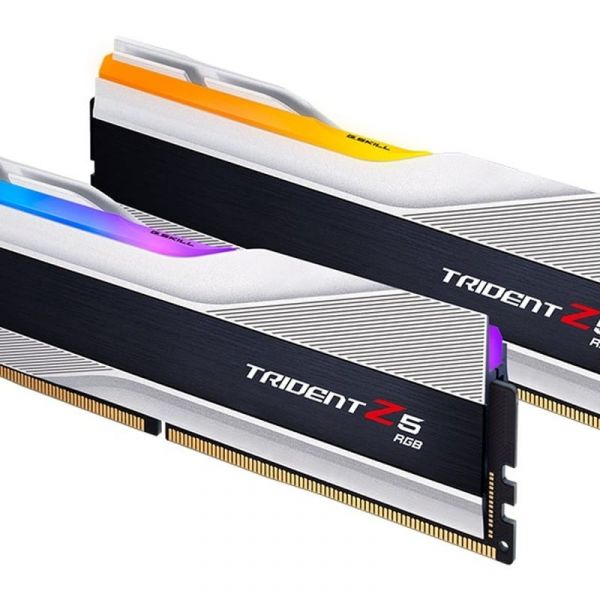 Модуль памяти DDR5 2x16GB/6000 G.Skill Trident Z5 RGB Silver (F5-6000J4040F16GX2-TZ5RS)