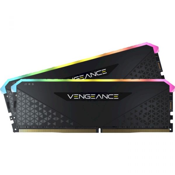 Модуль памяти DDR4 2x16GB/3200 Corsair Vengeance RGB RS Black (CMG32GX4M2E3200C16)