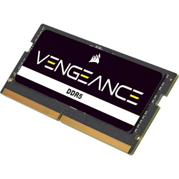 Модуль пам`ятi SO-DIMM 16GB/4800 DDR5 Corsair Vengeance Black (CMSX16GX5M1A4800C40)