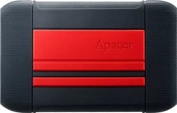 Зовнішній жорсткий диск 2.5" USB 2TB Apacer AC633 Black/Red (AP2TBAC633R-1)