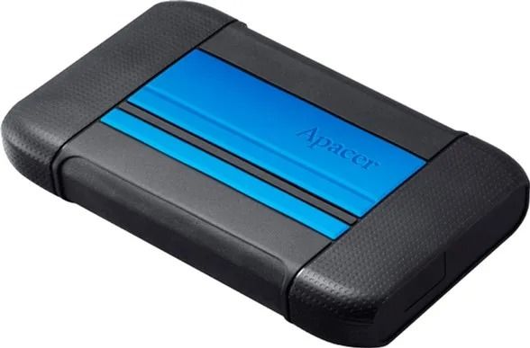 Зовнішній жорсткий диск 2.5" USB 1TB Apacer AC633 Black/Blue (AP1TBAC633U-1)