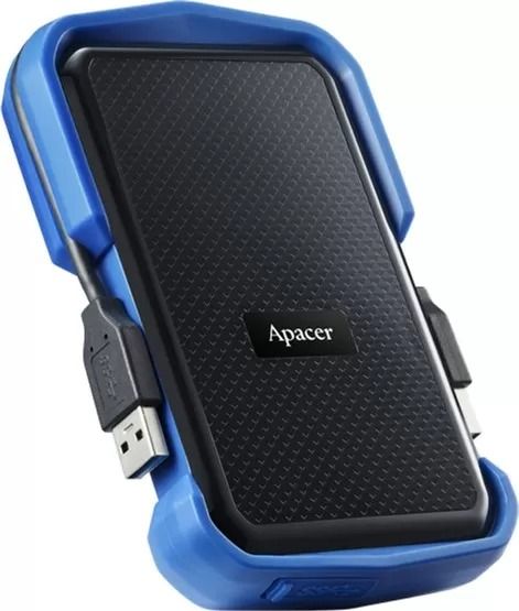 Зовнішній жорсткий диск 2.5" USB 1.0TB Apacer AC631 Black/Blue (AP1TBAC631U-1)