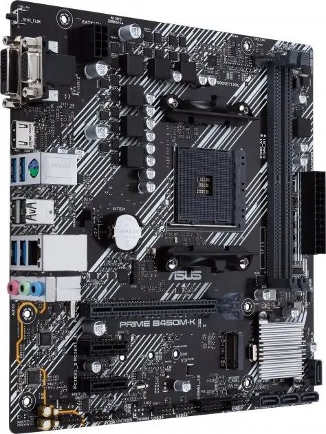 Материнська плата Asus Prime B450M-K II