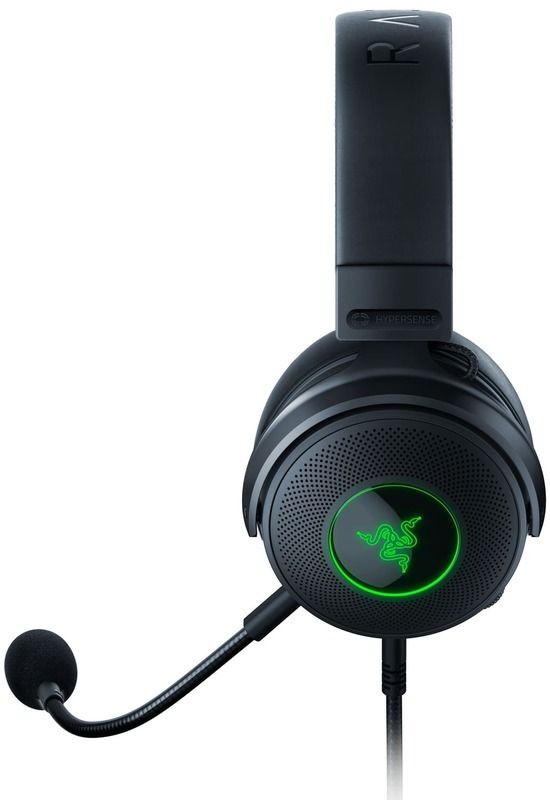 Комп'ютерна гарнітура Razer Kraken V3 HyperSense Black (RZ04-03770100-R3M1)