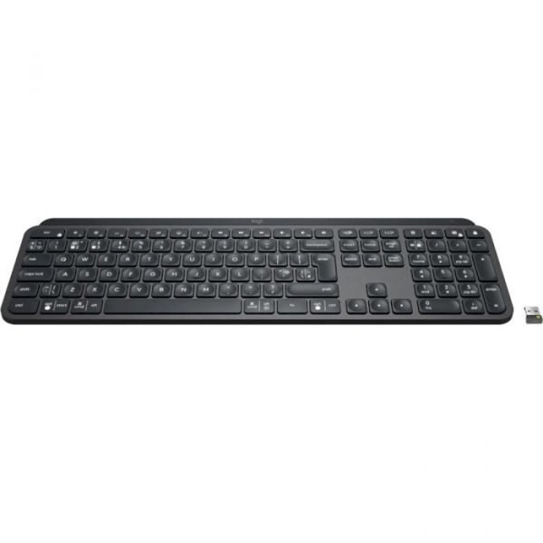 Клавіатура Logitech MX Keys Advanced for Business Wireless Illuminated UA Graphite (920-010251)