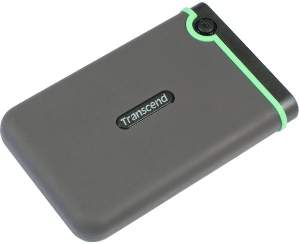 Зовнішній жорсткий диск 2.5" USB 2.0TB Transcend StoreJet25M3 Iron Gray Slim (TS2TSJ25M3S)