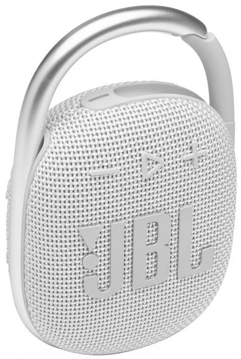 Портативна акустика JBL Clip 4 White (JBLCLIP4WHT)