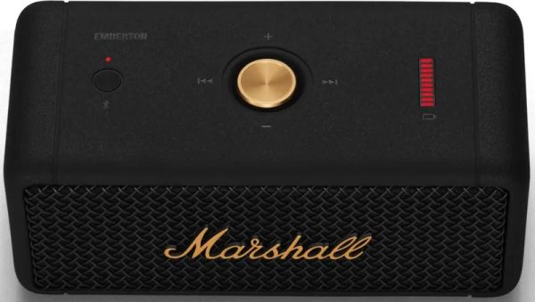 Портативна акустика Marshall Emberton Black and Brass (1005696)