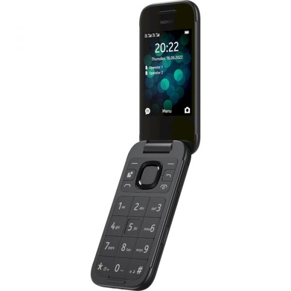 Мобільний телефон Nokia 2660 Flip Black (1GF011PPA1A01)