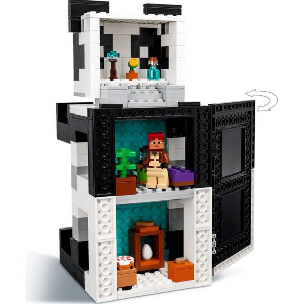 Блоковий конструктор LEGO Minecraft Апартаменти панди (21245)