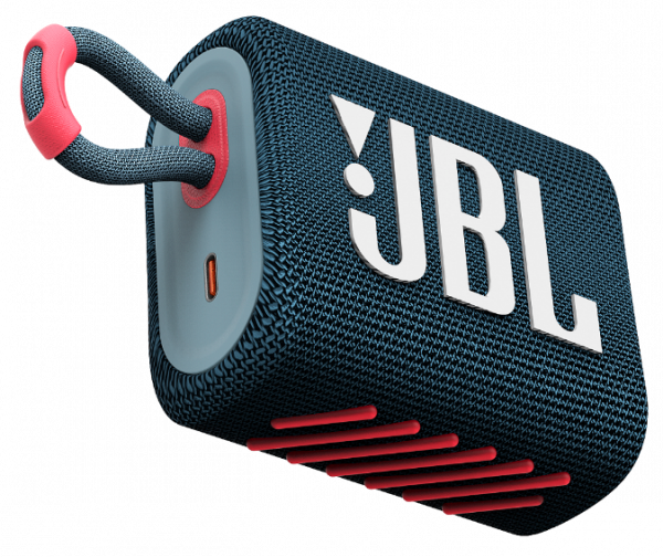 Портативна акустика JBL Go 3 Blue Coral (JBLGO3BLUP)