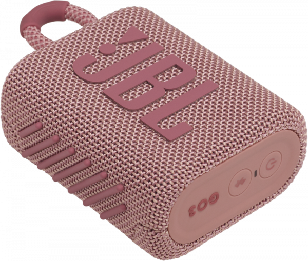 Портативна акустика JBL Go 3 Pink (JBLGO3PINK)