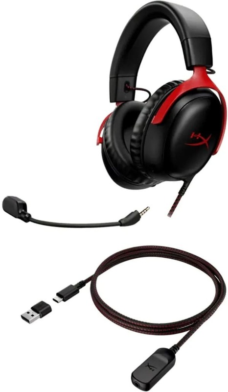 Комп'ютерна гарнітура HyperX Cloud III Black/Red (727A9AA)