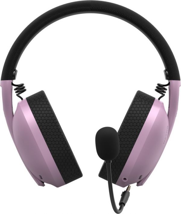 Комп'ютерна гарнітура Hator Hyperpunk 2 USB 7.1 Black/Lilac (HTA-849)