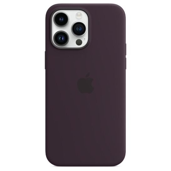 Чехол Apple Silicone Case with MagSafe iPhone 14 Pro Max (1:1 original) Elderberry