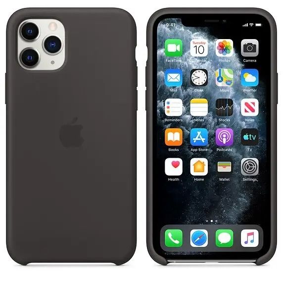 Чехол Apple Silicone Case Black for IPhone 11 Pro