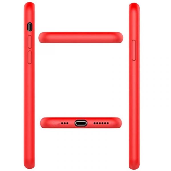 Чехол Apple Silicone Case Red for iPhone 8 Plus