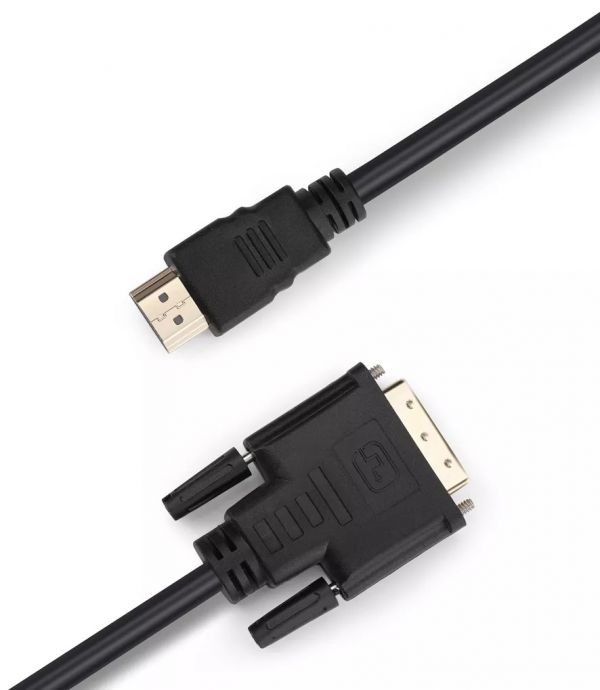 Кабель ProLogix (PR-HDMI-DVI-P-01-30-3m) Premium HDMI-DVI M/M Single Link, 18+1, V 1.3, 3 м