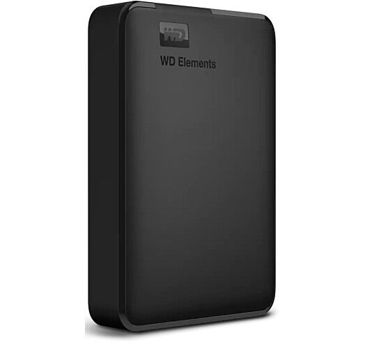 Зовнішній жорсткий диск 2.5" USB 5.0TB WD Elements Portable Black (WDBU6Y0050BBK-WESN)