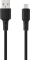 Кабель Glasscove FLEX USB - Micro USB 2.4A 1m (GF-AM13BK) Black