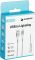 Кабель BRAID2 USB - Lightning 2.4A 1m (GB-AL12WH) White