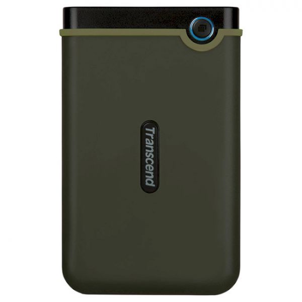 Зовнішній жорсткий диск 2.5" USB 1.0TB Transcend StoreJet 25M3 Military Green Slim (TS1TSJ25M3G)